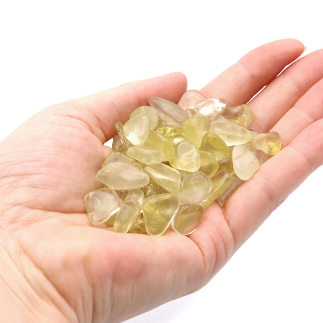 レモンクォーツさざれ石 100g 菫青石 コーディエライト 天然石