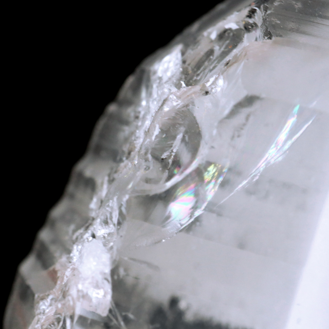 レムリアンシード 水晶 ポイント 幅55mm ライトニング水晶 雷水晶 単結晶 天然石 ブラジル ミナスジェライス州