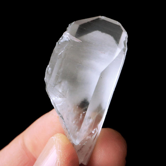 レムリアンシード 水晶 ポイント 幅44mm ライトニング水晶 雷水晶 単結晶 天然石 ブラジル ミナスジェライス州