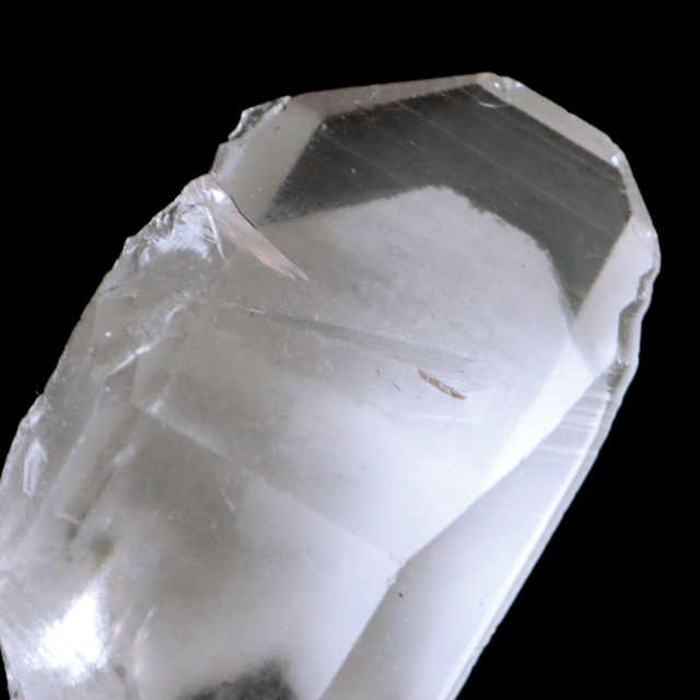 レムリアンシード 水晶 ポイント 幅44mm ライトニング水晶 雷水晶 単結晶 天然石 ブラジル ミナスジェライス州