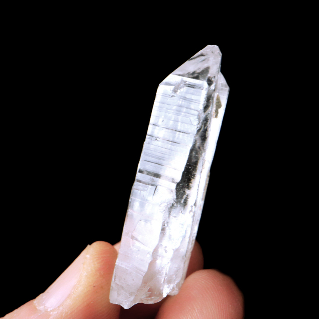 レムリアンシード 水晶 ポイント 幅42mm ライトニング水晶 雷水晶 単結晶 天然石 ブラジル ミナスジェライス州