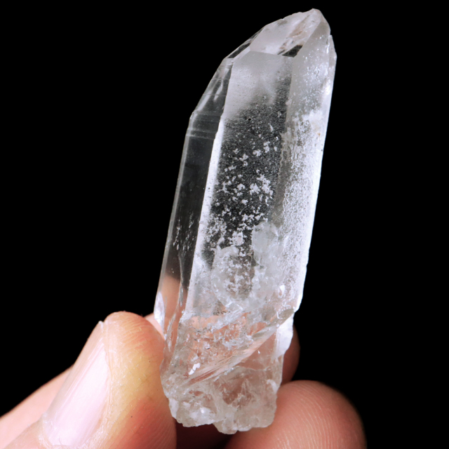 レムリアンシード 水晶 ポイント 幅41mm ライトニング水晶 雷水晶 単結晶 天然石 ブラジル ミナスジェライス州