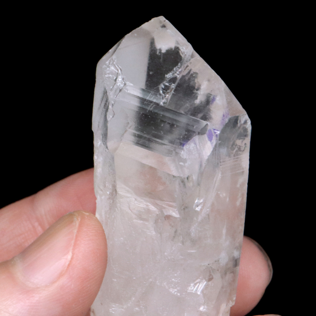 レムリアンシード 水晶 ポイント ライトニング水晶 雷水晶 単結晶 天然石 ブラジル ミナスジェライス州 セーラ・デ・カブラル産
