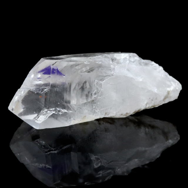 レムリアンシード 水晶 ポイント ライトニング水晶 雷水晶 単結晶 天然石 ブラジル ミナスジェライス州 セーラ・デ・カブラル産