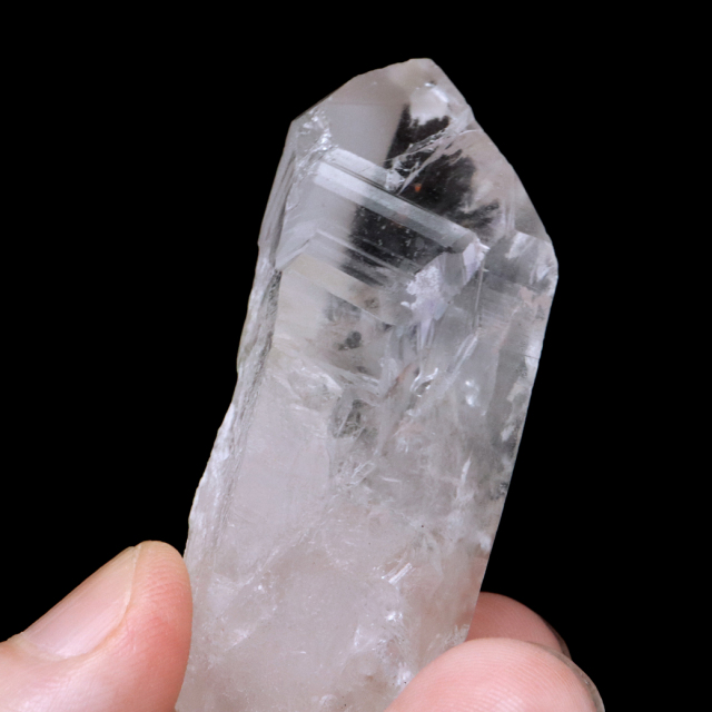 レムリアンシード 水晶 ポイント ライトニング水晶 雷水晶 単結晶 天然石 ブラジル ミナスジェライス州 セーラ・デ・カブラル産