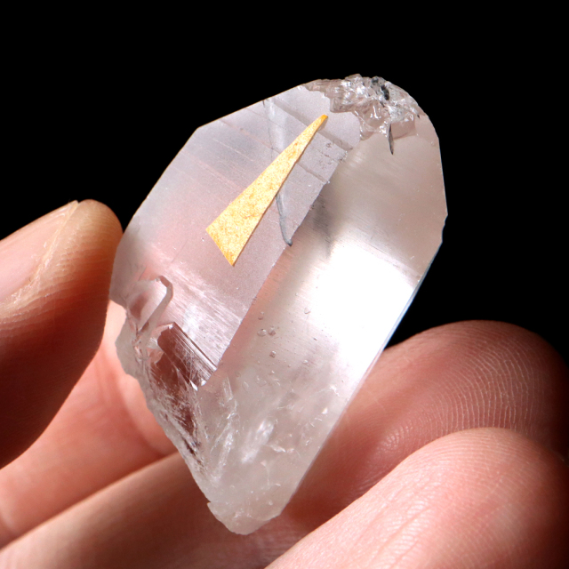 レムリアンシード 水晶 ポイント ライトニング水晶 雷水晶 単結晶 天然石 ブラジル ミナスジェライス州 セーラ・デ・カブラル産