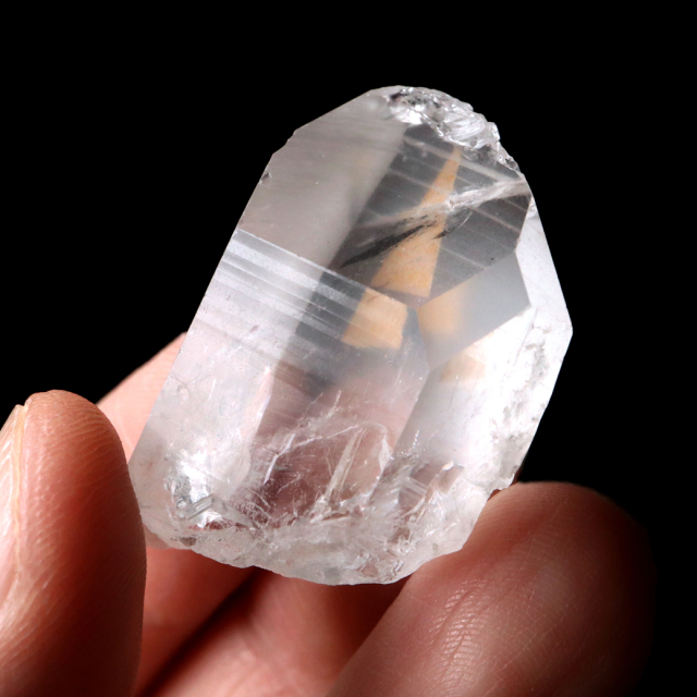 レムリアンシード 水晶 ポイント ライトニング水晶 雷水晶 単結晶 天然石 ブラジル ミナスジェライス州 セーラ・デ・カブラル産
