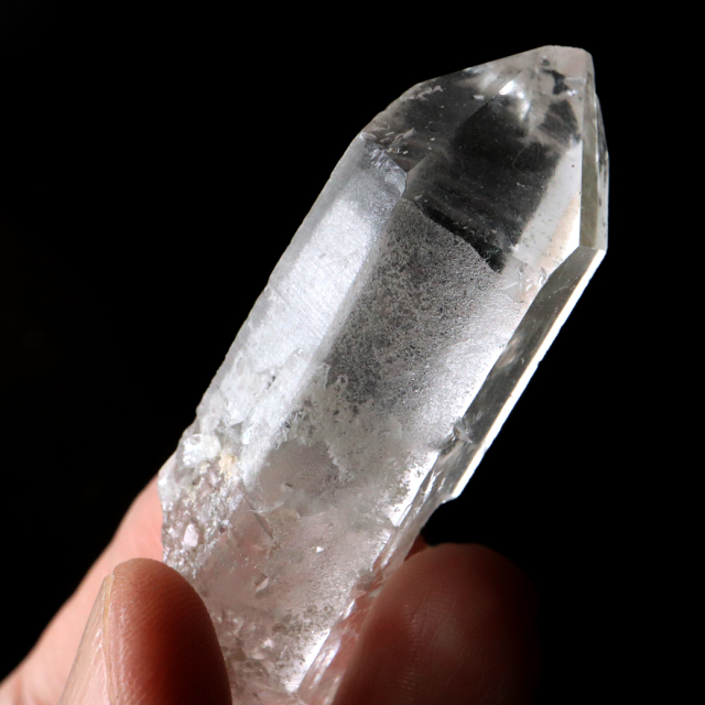 レムリアンシード 水晶 ポイント ライトニング水晶 雷水晶 単結晶 天然石 ブラジル ミナスジェライス州 セーラ・デ・カブラル産