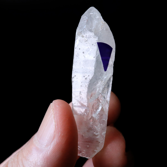 レムリアンシード 水晶 ポイント ライトニング水晶 雷水晶 単結晶 天然石 ブラジル ミナスジェライス州 セーラ・デ・カブラル産