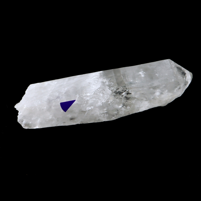 レムリアンシード 水晶 ポイント 幅88mm ライトニング水晶 雷水晶 単結晶 天然石 ブラジル ミナスジェライス州