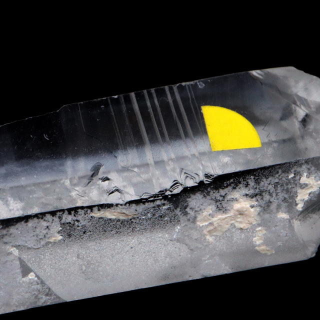 レムリアンシード 水晶 ポイント ライトニング水晶 雷水晶 単結晶 天然石 ブラジル ミナスジェライス州 セーラ・デ・カブラル産