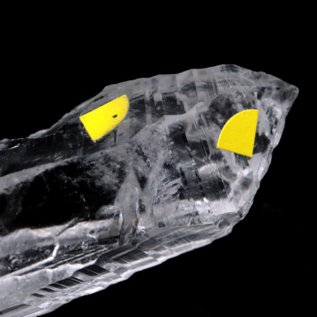レムリアンシード 水晶 ポイント ライトニング水晶 雷水晶 単結晶 天然石 ブラジル ミナスジェライス州 セーラ・デ・カブラル産