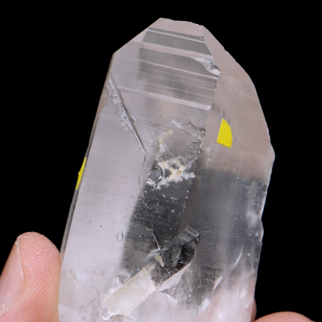 レムリアンシード 水晶 ポイント ライトニング水晶 雷水晶 単結晶 天然石 ブラジル ミナスジェライス州 セーラ・デ・カブラル産