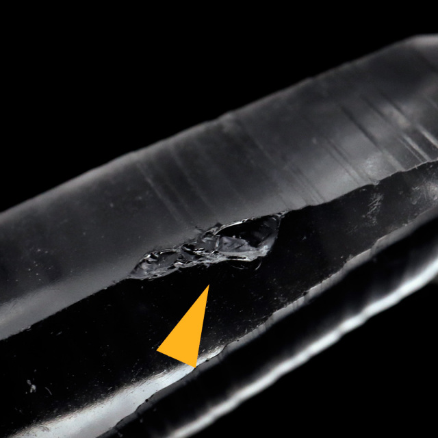 レムリアンシード 水晶 ポイント ライトニング水晶 雷水晶 単結晶 天然石 ブラジル ミナスジェライス州 セーラ・デ・カブラル産