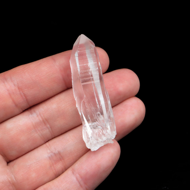 レムリアンシード 水晶 ポイント ライトニング水晶 雷水晶 単結晶 天然石 ブラジル ミナスジェライス州 セーラ・デ・カブラル産