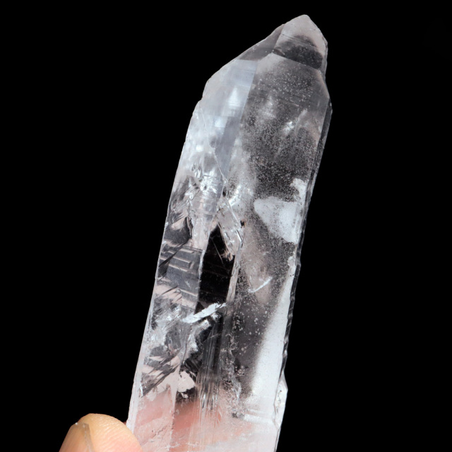 レムリアンシード 水晶 ポイント ライトニング水晶 雷水晶 単結晶 天然石 ブラジル ミナスジェライス州 セーラ・デ・カブラル産