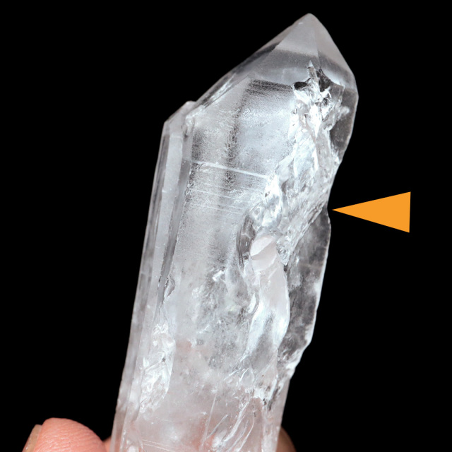 レムリアンシード 水晶 ポイント ライトニング水晶 雷水晶 単結晶 天然石 ブラジル ミナスジェライス州 セーラ・デ・カブラル産