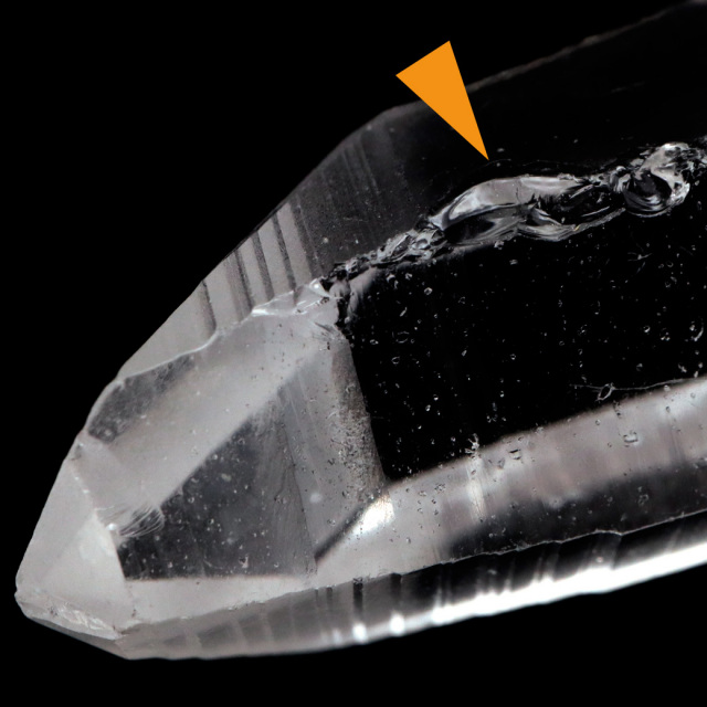レムリアンシード 水晶 ポイント ライトニング水晶 雷水晶 単結晶 天然石 ブラジル ミナスジェライス州 セーラ・デ・カブラル産