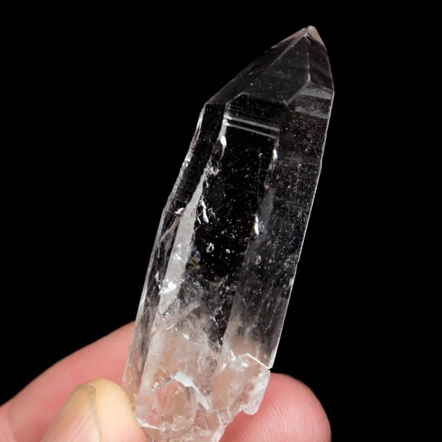 レムリアンシード 水晶 ポイント ライトニング水晶 雷水晶 単結晶 天然石 ブラジル ミナスジェライス州 セーラ・デ・カブラル産