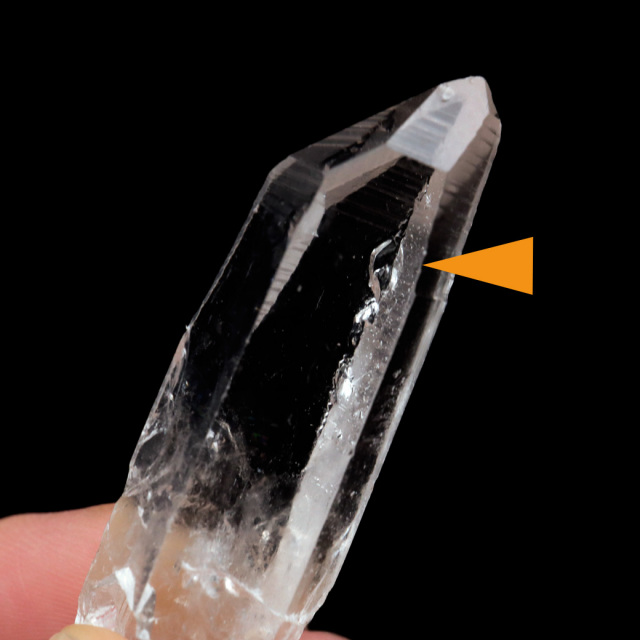 レムリアンシード 水晶 ポイント ライトニング水晶 雷水晶 単結晶 天然石 ブラジル ミナスジェライス州 セーラ・デ・カブラル産