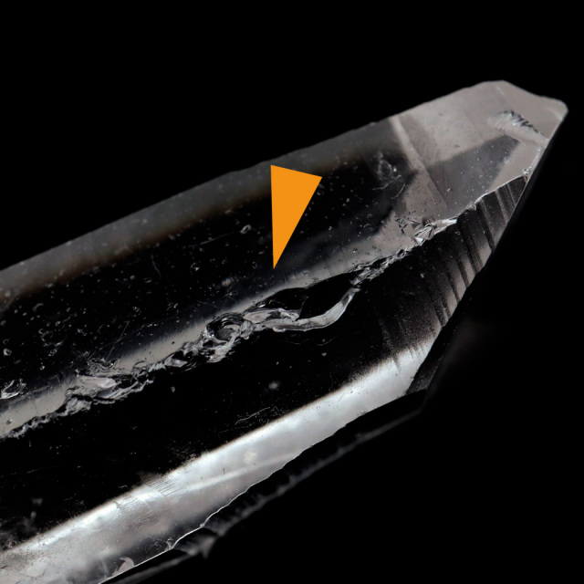 レムリアンシード 水晶 ポイント ライトニング水晶 雷水晶 単結晶 天然石 ブラジル ミナスジェライス州 セーラ・デ・カブラル産