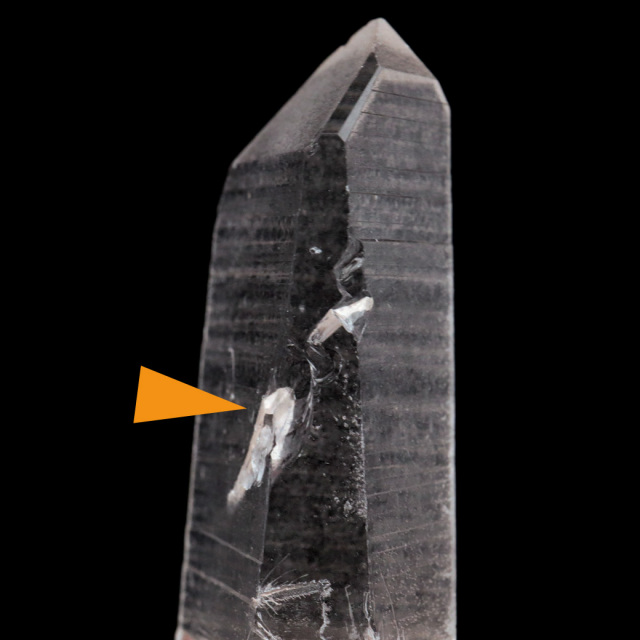 レムリアンシード 水晶 ポイント ライトニング水晶 雷水晶 単結晶 天然石 ブラジル ミナスジェライス州 セーラ・デ・カブラル産