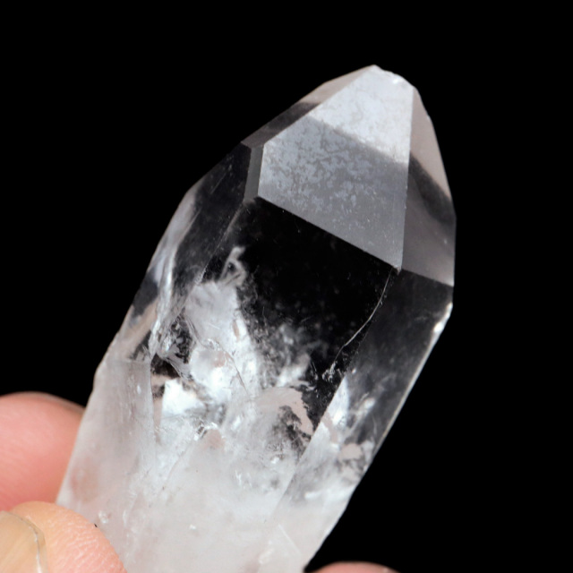 レムリアンシード 水晶 ポイント ライトニング水晶 雷水晶 単結晶 天然石 ブラジル ミナスジェライス州 セーラ・デ・カブラル産