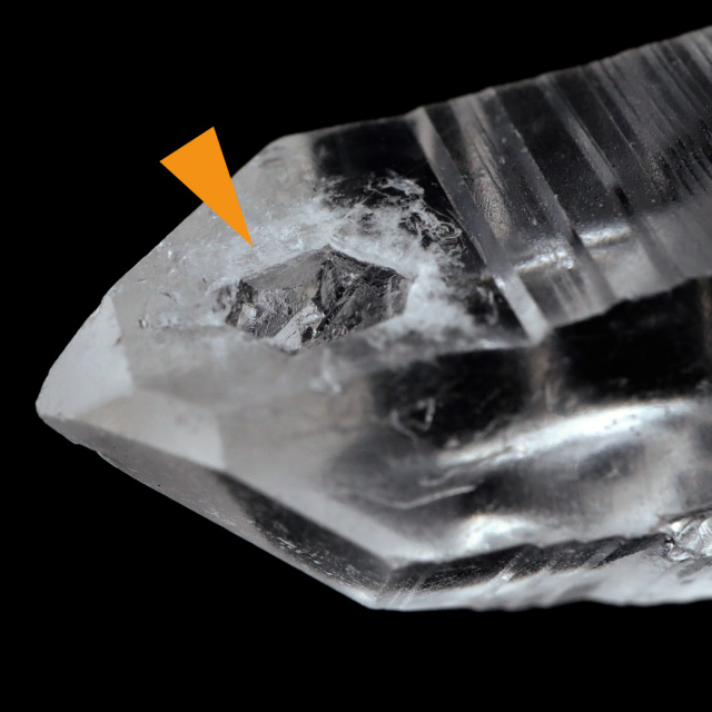 レムリアンシード 水晶 ポイント ライトニング水晶 雷水晶 単結晶 天然石 ブラジル ミナスジェライス州 セーラ・デ・カブラル産