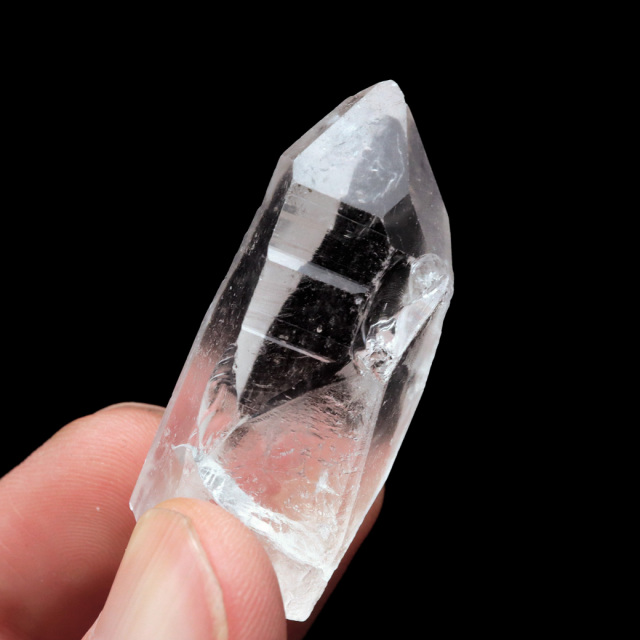 レムリアンシード 水晶 ポイント ライトニング水晶 雷水晶 単結晶 天然石 ブラジル ミナスジェライス州 セーラ・デ・カブラル産