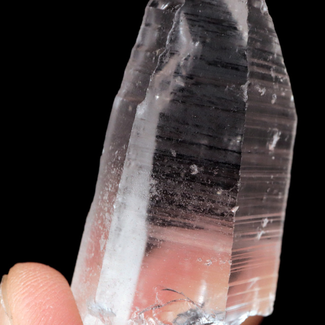 レムリアンシード 水晶 ポイント ライトニング水晶 雷水晶 単結晶 天然石 ブラジル ミナスジェライス州 セーラ・デ・カブラル産