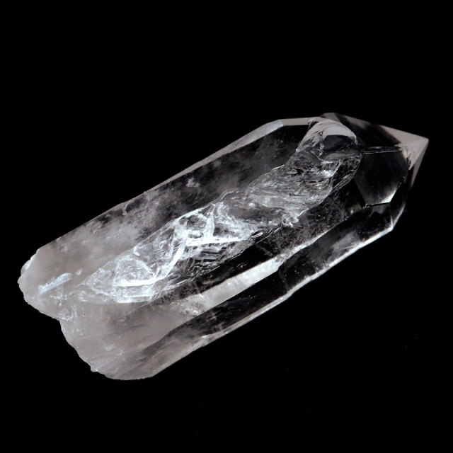 レムリアンシード 水晶 ポイント ライトニング水晶 雷水晶 単結晶 天然石 ブラジル ミナスジェライス州 セーラ・デ・カブラル産