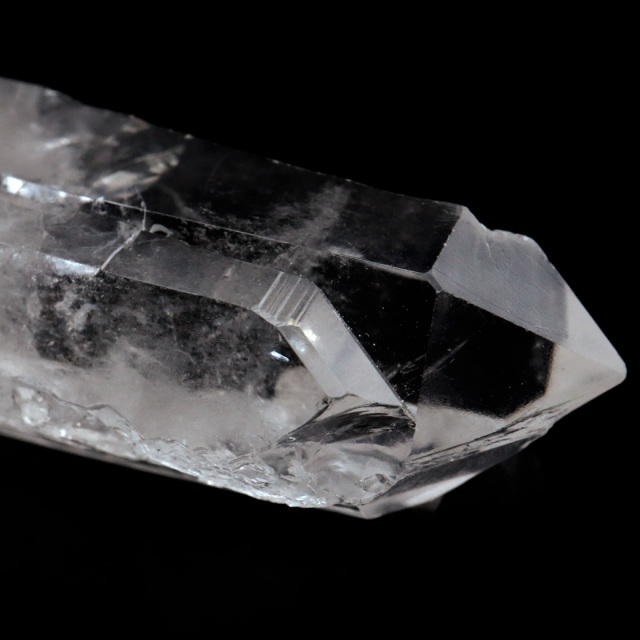 レムリアンシード 水晶 ポイント ライトニング水晶 雷水晶 単結晶 天然石 ブラジル ミナスジェライス州 セーラ・デ・カブラル産