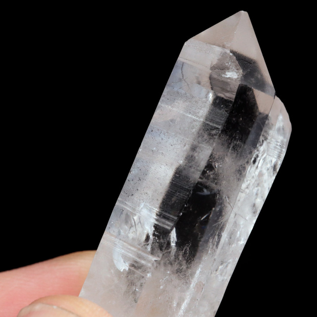 レムリアンシード 水晶 ポイント ライトニング水晶 雷水晶 単結晶 天然石 ブラジル ミナスジェライス州 セーラ・デ・カブラル産