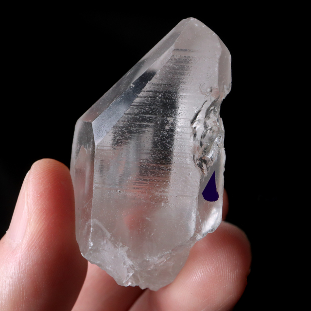 レムリアンシード 水晶 ポイント ライトニング水晶 雷水晶 単結晶 天然石 ブラジル ミナスジェライス州 セーラ・デ・カブラル産