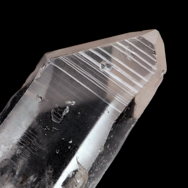 レムリアンシード 水晶 ポイント ライトニング水晶 雷水晶 単結晶 天然石 ブラジル ミナスジェライス州 セーラ・デ・カブラル産
