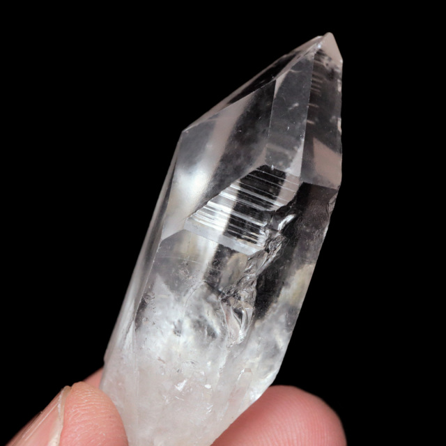 レムリアンシード 水晶 ポイント ライトニング水晶 雷水晶 単結晶 天然石 ブラジル ミナスジェライス州 セーラ・デ・カブラル産