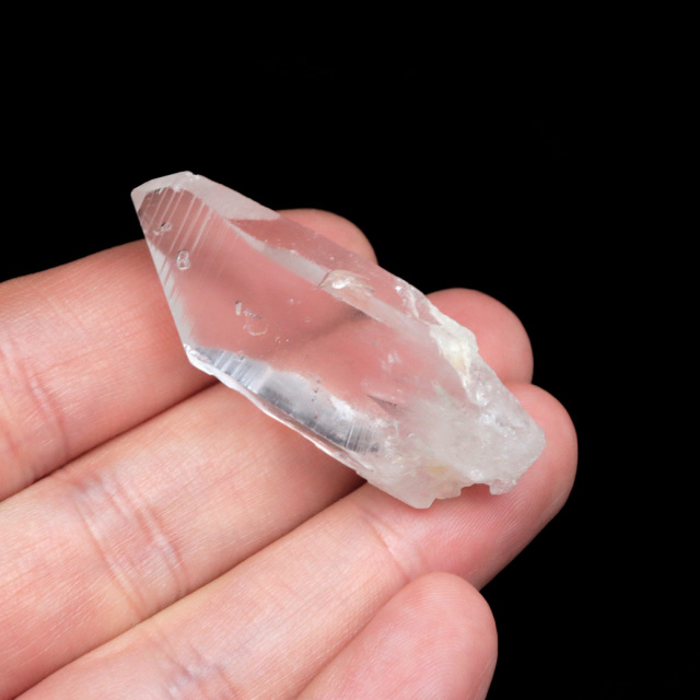 レムリアンシード 水晶 ポイント ライトニング水晶 雷水晶 単結晶 天然石 ブラジル ミナスジェライス州 セーラ・デ・カブラル産