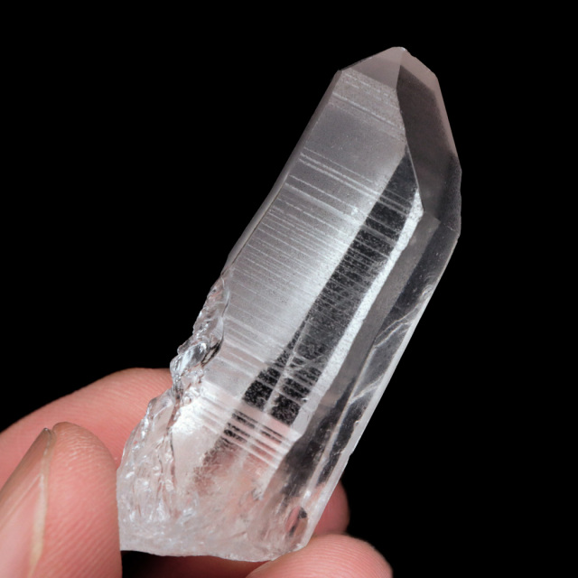 レムリアンシード 水晶 ポイント ライトニング水晶 雷水晶 単結晶 天然石 ブラジル ミナスジェライス州 セーラ・デ・カブラル産