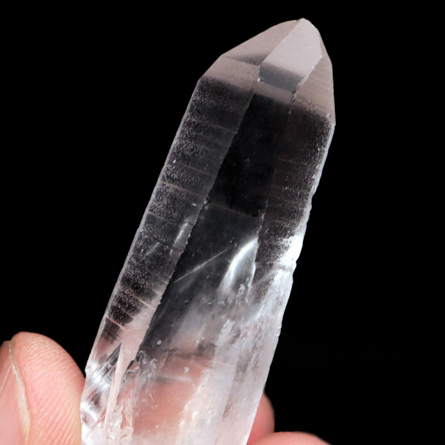 レムリアンシード 水晶 ポイント ライトニング水晶 雷水晶 単結晶 天然石 ブラジル ミナスジェライス州 セーラ・デ・カブラル産