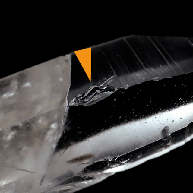 レムリアンシード 水晶 ポイント ライトニング水晶 雷水晶 単結晶 天然石 ブラジル ミナスジェライス州 セーラ・デ・カブラル産