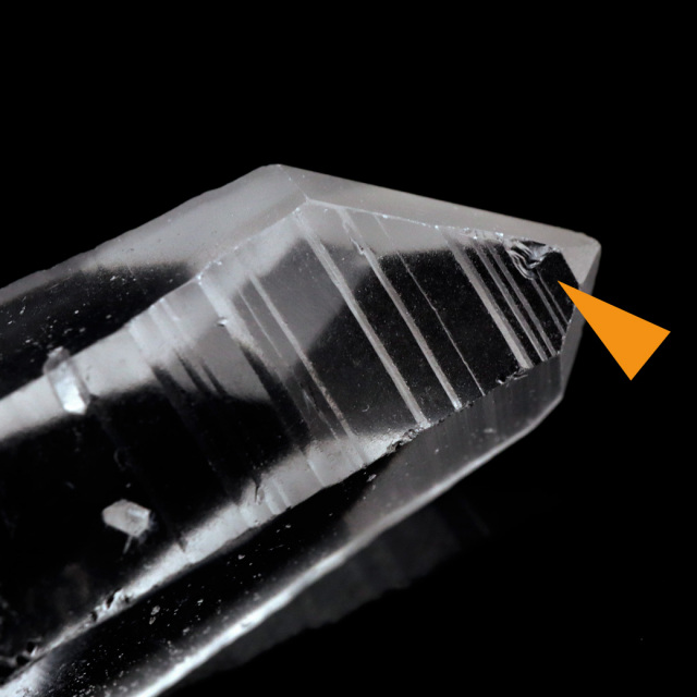 レムリアンシード 水晶 ポイント ライトニング水晶 雷水晶 単結晶 天然石 ブラジル ミナスジェライス州 セーラ・デ・カブラル産