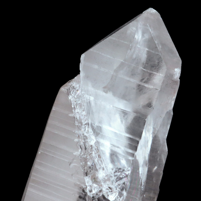 レムリアンシード 水晶 ポイント ライトニング水晶 雷水晶 単結晶 天然石 ブラジル ミナスジェライス州 セーラ・デ・カブラル産