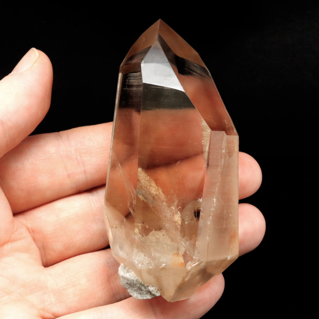 スモーキー シトリン レムリアンシード 水晶 ポイント ブラジル ゴイアス州 クリスタリナ産 1点物 5A 天然石 パワーストーン 浄化