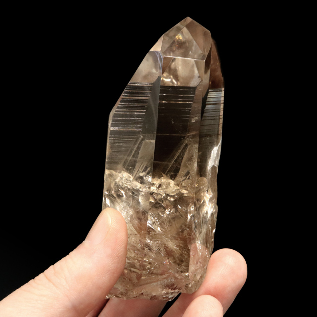 スモーキー シトリン レムリアンシード 水晶 ポイント ブラジル ゴイアス州 クリスタリナ産 1点物 5A 天然石 パワーストーン 浄化