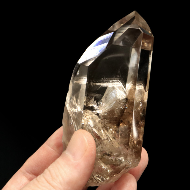 スモーキー シトリン レムリアンシード 水晶 ポイント ブラジル ゴイアス州 クリスタリナ産 1点物 5A 天然石 パワーストーン 浄化