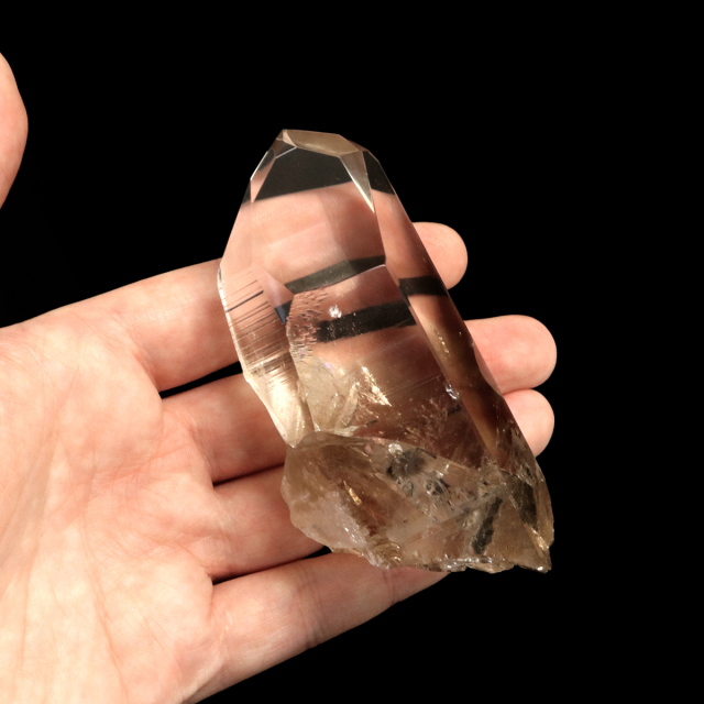 スモーキー シトリン レムリアンシード 水晶 ポイント ブラジル ゴイアス州 クリスタリナ産 1点物 5A 天然石 パワーストーン 浄化