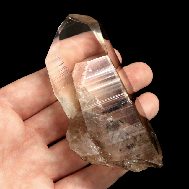 スモーキー シトリン レムリアンシード 水晶 ポイント ブラジル ゴイアス州 クリスタリナ産 1点物 5A 天然石 パワーストーン 浄化