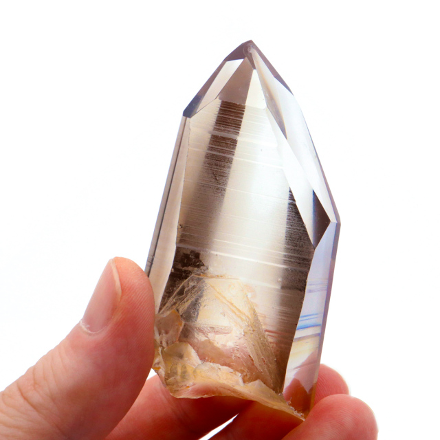 スモーキー シトリン レムリアンシード 水晶 ポイント ブラジル ゴイアス州 クリスタリナ産 1点物 5A 天然石 パワーストーン 浄化
