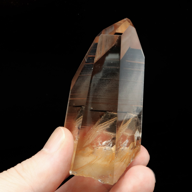 スモーキー シトリン レムリアンシード 水晶 ポイント ブラジル ゴイアス州 クリスタリナ産 1点物 5A 天然石 パワーストーン 浄化