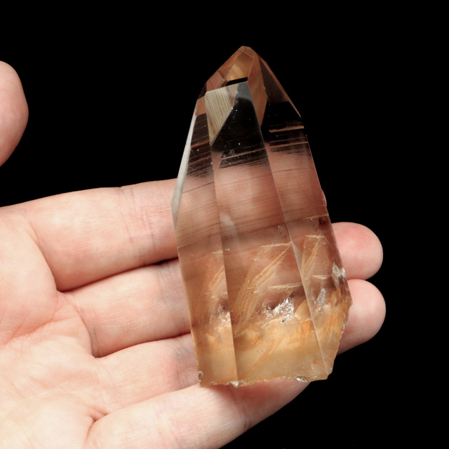 スモーキー シトリン レムリアンシード 水晶 ポイント ブラジル ゴイアス州 クリスタリナ産 1点物 5A 天然石 パワーストーン 浄化
